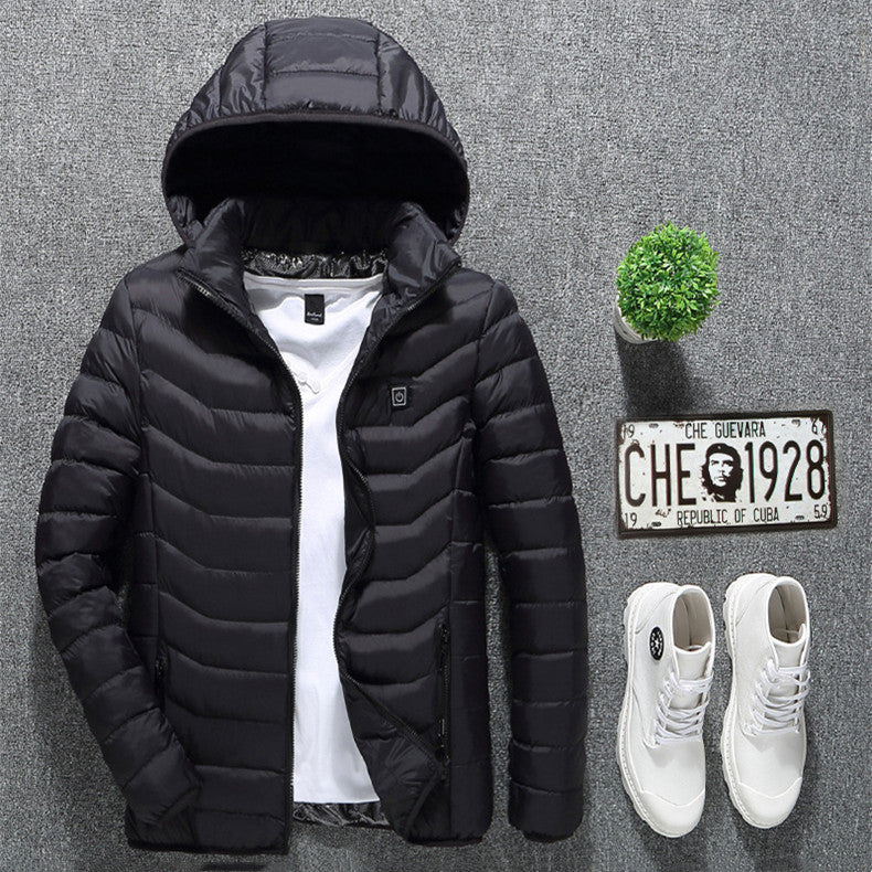 New Heated Jacket Coat USB Electric Jacket Cotton Coat Heater Thermal