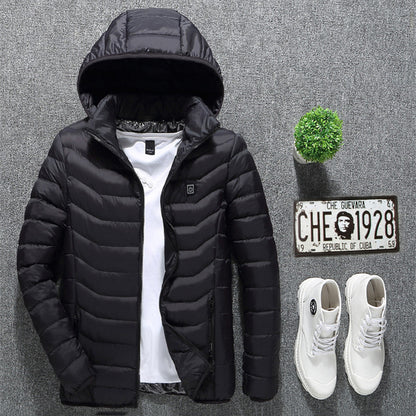 New Heated Jacket Coat USB Electric Jacket Cotton Coat Heater Thermal